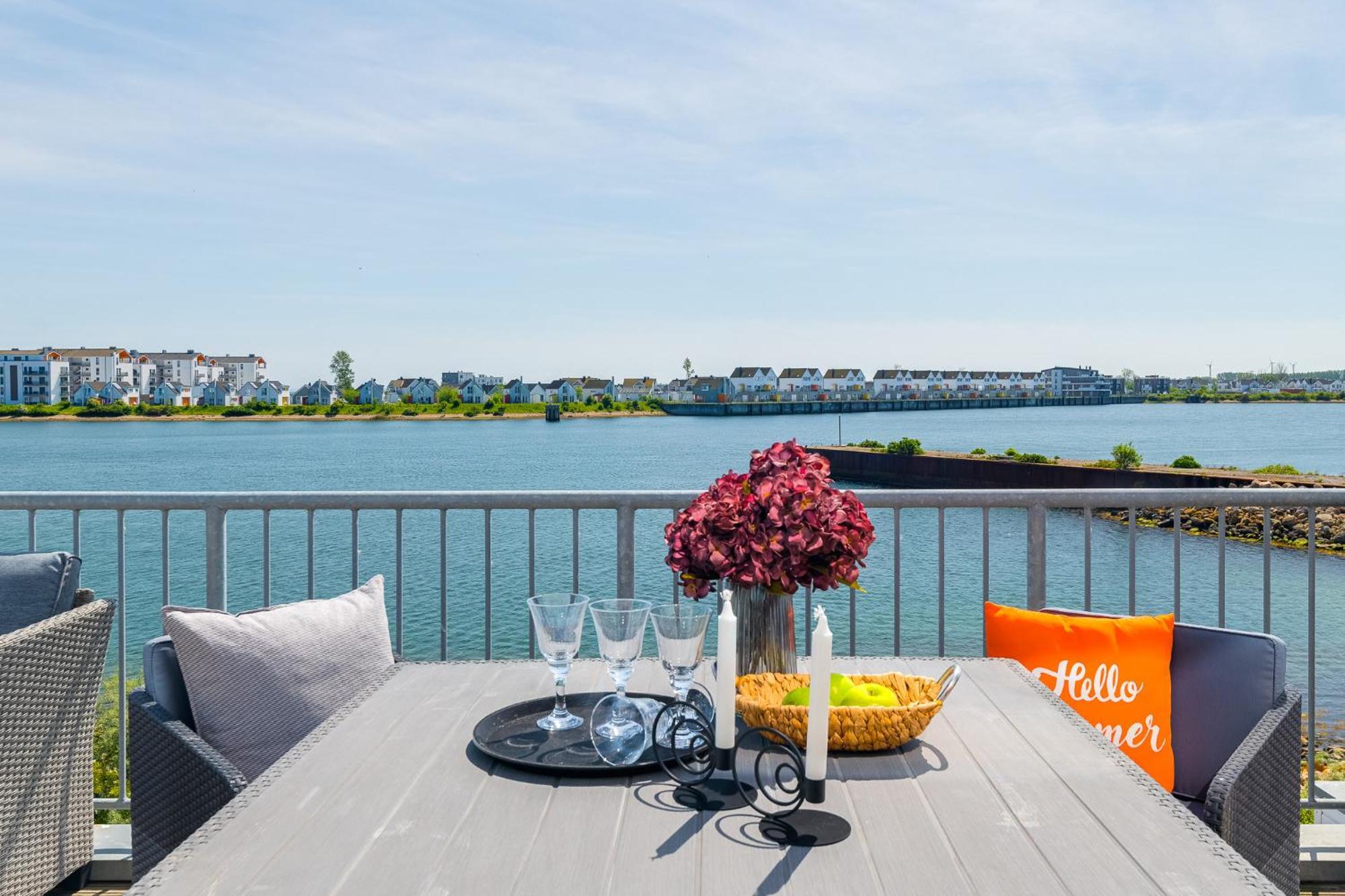 Ferienwohnung Harbourviews Olpenitz Exterior foto